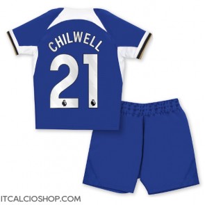 Chelsea Ben Chilwell #21 Prima Maglia Bambino 2023-24 Manica Corta (+ Pantaloni corti)